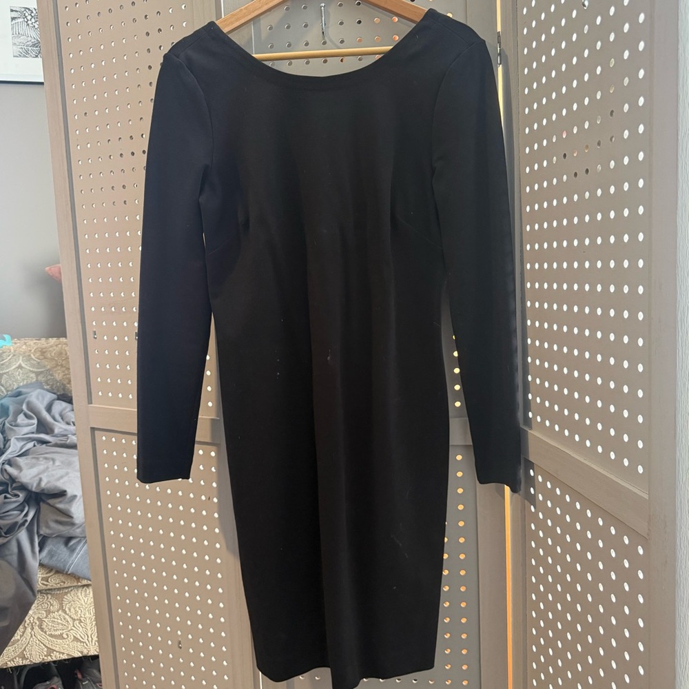 Banana Republic Classic Black Long Sleeve Dress